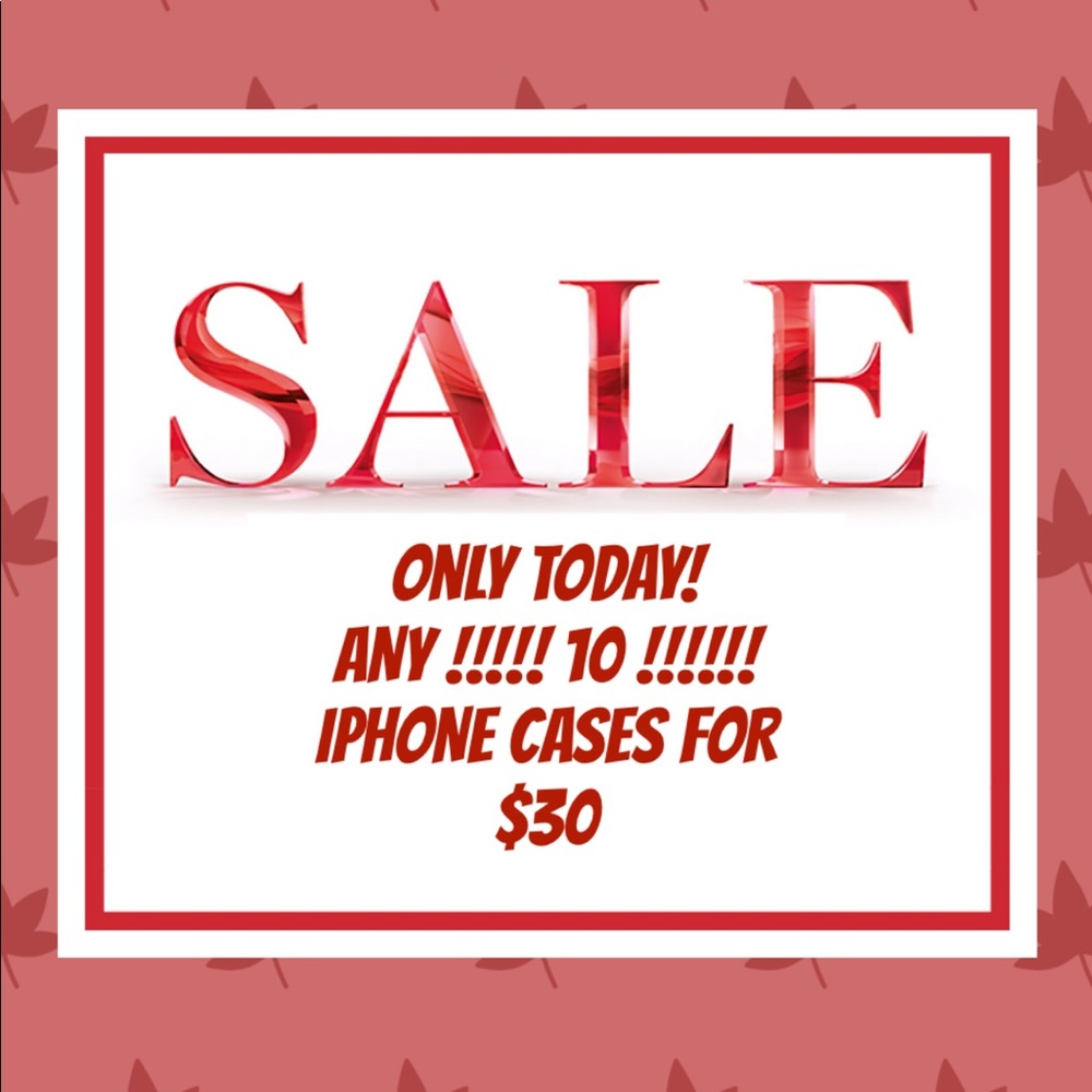 ANY 10 CASES FOR $30 IPHONE 7 8 X XS MAX PLUS NEW